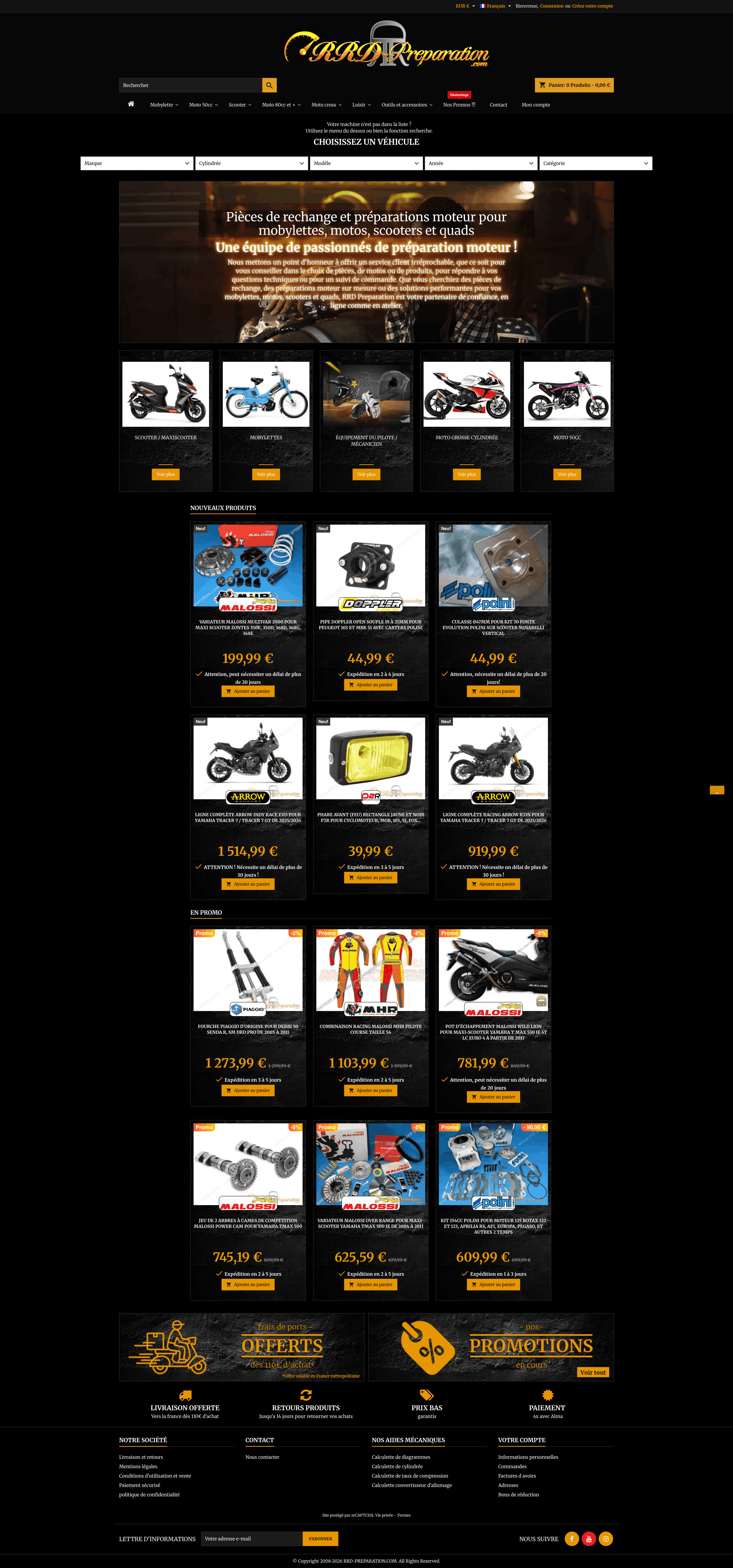Capture du site